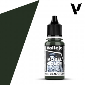 Vallejo 70979 Camouflage Dark Green Model Color 18ml