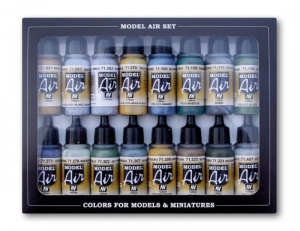 Model Air - WWII British RAF and FAA colors 16 x 17ml - Vallejo 71189