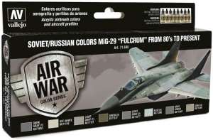 Set - Soviet/Russian colors MiG-29 Fulcrum