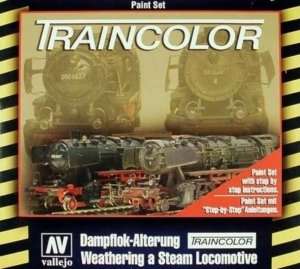 Vallejo 73099 Zestaw farb Traincolor do malowania lokomotyw