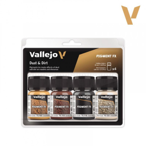 Pigment Set - Dust and Dirt - 4x35ml - Vallejo 73190