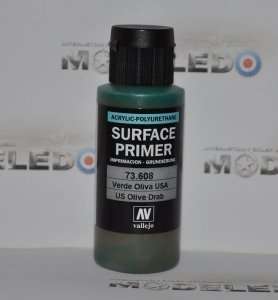 Surface Primer - US Olive Drab 60 ml - Vallejo 73608