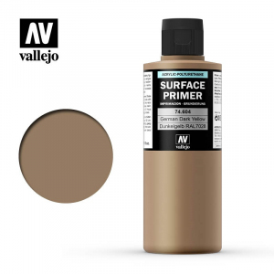 Vallejo 74604 Surface Primer - German Dark Yellow 200 ml