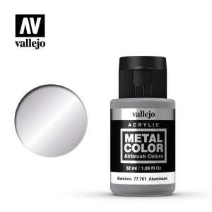 Aluminium 32ml Acrylic paint Metal Color Vallejo 77701