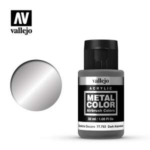Vallejo 77703 Dark Aluminium 32ml Acrylic Metal Color
