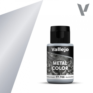 White Aluminium 32ml Acrylic paint Metal Color Vallejo 77706