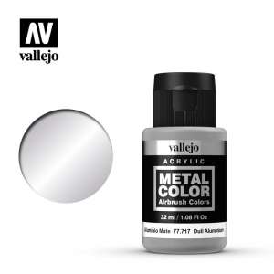 Vallejo 77717 Dull Aluminium 32ml Acrylic Metal Color