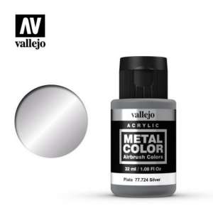Silver 32ml Acrylic paint Metal Color Vallejo 77724