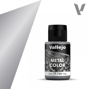 Silver 32ml Acrylic paint Metal Color Vallejo 77724 
