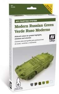 Vallejo 78408 Zestaw Model Air - Modern Russian Green 6x8ml