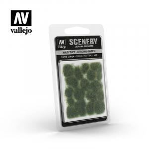 Vallejo SC427 Kępki trawy - ciemnozielone 12mm