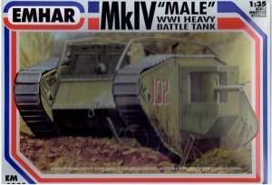 EM4001 Mk.IV Male WWI Tank in scale 1-35