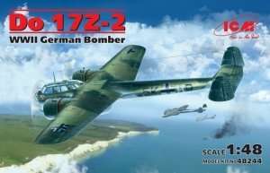 Model WWII German Bomber Dornier Do 17Z-2 in scale 1-48