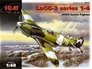 ICM 48091 WWII Soviet fighter LaGG-3 in scale 1-48