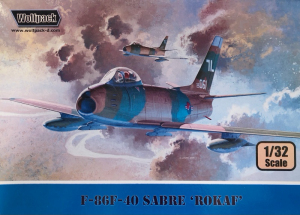 F-86F-40 Sabre Rokaf model Wolfpack WP13201 in 1-32