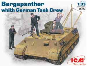 Model ICM 35342 Bergepanther with German Tank Crew