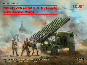 Model ICM 35592 BM-13-16 on W.O.T. 8 chassis with Soviet Crew