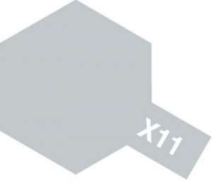 X-11 Chrome Silver 10ml Tamiya 81511 - acrylic paint