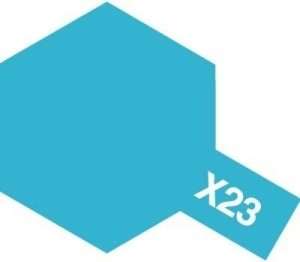 Enamel paint X-23 Clear blue Tamiya 80023 - 10ml