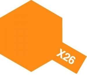 X-26 Clear Orange emalia 10ml Tamiya 80026