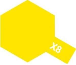 X-8 Lemon Yellow emalia 10ml Tamiya 80008