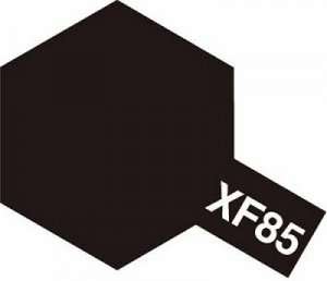 XF-85 Rubber Black emalia 10ml Tamiya 80385