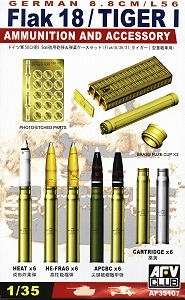 AFV-Club 8,8 cm AMMO & ACCESSORIES SET in 1:35