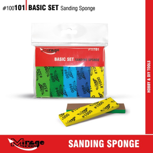 Basic set sanding sponge 10 pcs 320-1000 Mirage 100101