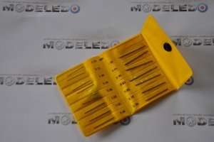 A set of 15 model drills 0.3-1.0 mm - ZHSS1