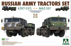 Model Takom 5003 Russian Army Tractors KZKT-537L & MAZ-537
