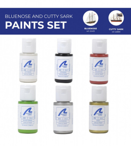 Zestaw 6 farb do modeli Bluenose i Cutty Sark Artesania 277PACK27