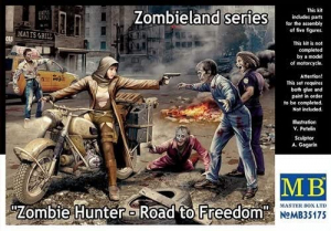 Model Master Box 35175 Zombie Hunter - Road to Freedom, Zombieland series 