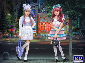  Model Master Box Master Box 35187 Kawaii fashion leaders. Minami and Mai 