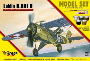 Zestaw modelarski polski samolot Lublin R.XIII D Mirage Hobby 848093