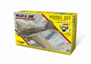 Polish bomber aircraft PZL-37A Łoś model set 872095 in 1-72