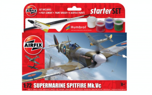 Starter Set Supermarine Spitfire Mk.Vc model Airfix A55001 in 1-72 