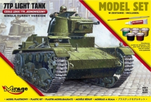 7TP Light Tank Single Turret Version model set 835092