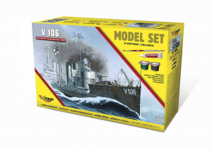 Zestaw modelarski okręt Torpedoboot V106 Mirage Hobby 840064 1/400 