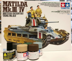 Zestaw z farbami Tamiya 35300 Matilda Mk.III/IV skala 1-35