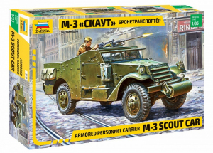 Zvezda 3519 M3 Scout Armored Car 1/35