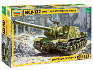 Zvezda 3534 Soviet Tank Destroyer ISU-122 1/35