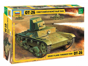Zvezda 3540 OT-26 Soviet Flame Thrower Tank 1/35 