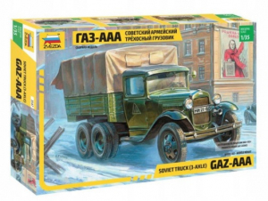 Zvezda 3547 Gaz-AAA Soviet Truck (3-AXLE) 1/35