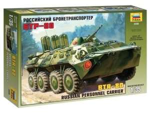 Zvezda 3558 Rosyjski transporter opancerzony BTR-80