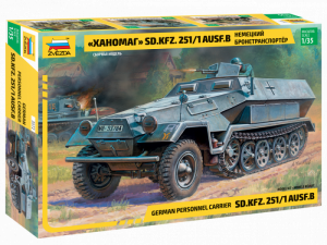 Zvezda 3572 Hanomag SdKfz.251/1 Ausf.B German Personnel Carrier 1/35 