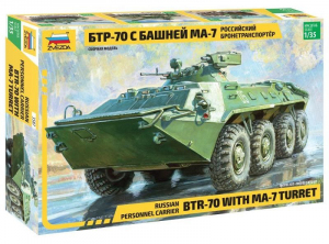 Zvezda 3587 BTR-70 with MA-7 Turret 1/35