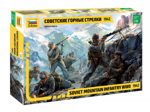 Zvezda 3606 Soviet Mountain Infantry WWII 1/35