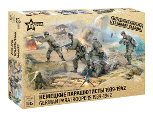 German Paratroopers 1939-1942 in scale 1-35 Zvezda 3628
