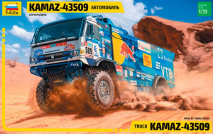 Truck KAMAZ-43509 model Zvezda 3657 in 1-35