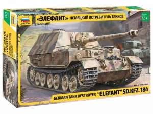 German Tank Destroyer Elefant Sd.Kfz.184 model in 1-35 
